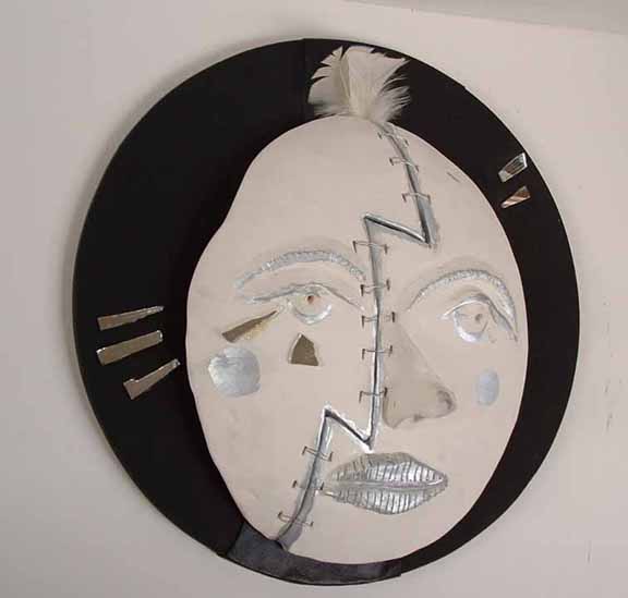 clay moon mask