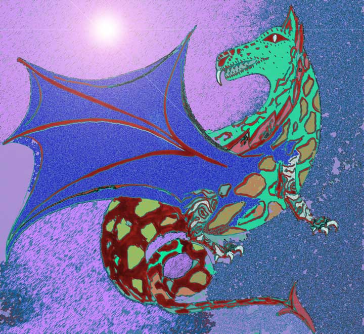 purple dogdragon